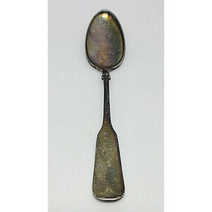Vintage WMA Rogers A1 Silver Plated Engraved Spoon